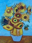 Chinese Hand Painted Canvas Oil Painting Sunflower By Vincent Van Gogh        31923