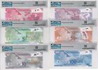 Trinidad   Tobago Set 6  1 5 10 20 50 100 D 2020 P 60 A Gem Unc Pmg 66 67 Epq