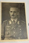 Wwii German Generalmajor Fritz Krause Signed Autographed Wehrmacht Postcard