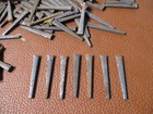 Antique 150 New  unused  1 5  Blued Coffin cut Square Nails Free Shipping Usa