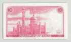 Brunei  10 Ringgit 1967  P-3  Pressed Fine  A 6 128273  First Series   K4
