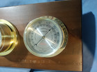Vintage Sunbeam Weather 3-in-1 Barometer Thermometer Humidity Wooden Wall Mount