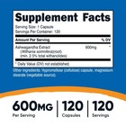 Nutricost Ashwagandha Root Herbal Supplement 600mg  120 Capsules 