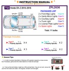 Led Interior Light Kit For Honda Cr-z Crz 2010-2016 White Led Light Bulb Upgrade