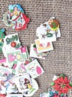 Vintage Christmas Stickers Seals Lot Of 90 
