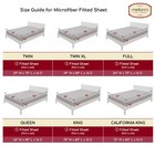 Mellanni Microfiber Fitted Sheet W  Deep Pockets  Elastic All Around  20  Colors