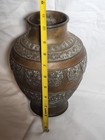 Antique Chinese Qing Dynasty 18th 19th Century Archaistic Bronze Vase 10  Tall