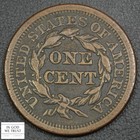 1851 Braided Hair Copper Large Cent 1c