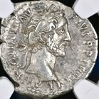 Roman Silver Denarius Emperor Antoninus Pius 138-161ad Ngc Ancient Genuine Coin