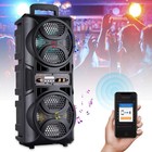 300w Portable Bluetooth Speaker Sub Woofer Heavy Bass Sound System Party remote