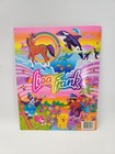 Lisa Frank 3 Hole Binder Folder Dolphin Bears 2 Pocket Vintage Made Usa