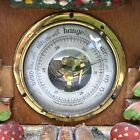 Vintage German Wood Weather House Station Chalet Toggili Barometer Read