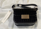Loeffler Randall Desi Crocodile Leather Crossbody