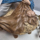 Vintage 1984 Nativity Scene Joseph Mary Baby Jesus Ceramic Figurine Holy Family