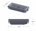 A c Heater Vent Large For Peterbilt 1988-00 Chrome Plastic 5-3 8  Up 41018 Each
