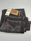 Levi Strause Jeans Black New With Tags Style 569 - Size 7 Slim