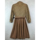 Vintage 1960s 70s Cofa s Closet Union Made Belted Dress Size 8