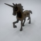 Vintage Unicorn Figurine Statue Brass Patina Mythical Creature Fast Shipping
