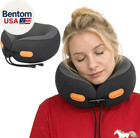 360   Support Memory Foam Travel Neck Pillow     Adjustable Fit For Airplane  Car 