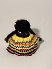 Vintage   Miccosukee Seminole Indian Handmade 4 Inch Patchwork Doll