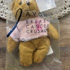 Avon Breast Cancer Crusade Teddy Bear Mini Plush In Pink Shirt 6    New