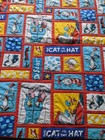 Dr Seuss Cat In The Hat Quilt Baby Blanket And Characters 38 x 53 