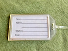 California Custom Luggage Tags Set Of 2 - Bear Hug Love - Bag Name Trip Id