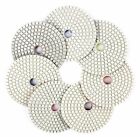 7pcs 5 Inch Diamond Polishing Pads For Wet Granite Stone Marble Concrete Polish