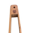 Joyce Chen Bamboo Kitchen Tongs 12  Wooden Cooking Serving Utensil