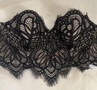 Designer Bustier Black Corset Top Size Small