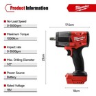 Milwaukee Model 2967-20 M18 1 2  High Torque Impact Wrench Friction Ring