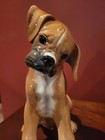   final Markdown   Ronzan Mid-century Ceramic Boxer Dog  C 1950  Italy  No 802b