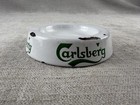Carlsberg Beer Vintage Ashtray     Enamel Metal Brewery Advertising Barware