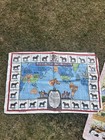 Vintage T Towels Horse Map Of The World   New Forest Ponies Cotton