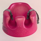 Bumbo Baby Infant Floor Seat With Safety Belt Strap Hot Pink Barbie Foam Chair