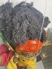 Vintage Nepalese Traditional Four Face Marionette Puppet
