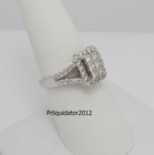 1ct Natural Diamond Anniversary Engagement Wedding Bridal Ring 14k White Gold