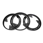 3pcs For Polaris Slingshot Led Wheel Rings Lights Dyi Kit Aluminum Black Us