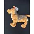 Ty Beanie Baby Whiskers The Schnauzer Dog Plush 2000 Tan Grey Collectible Toy