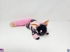 Boss Monsta V3 Pink Protobean Plushie   Soft Squishy Robot Bean Toy For Snuggles