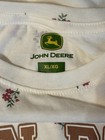 John Deere Moline  Illinois 1837 Floral Print Short Sleeve Women   s T-shirt Xl