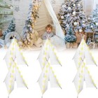 6 Packs Teepee Tent For Kids With 10ft String Lights  Indoor Outdoor Play 