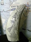 Scrimshaw Sperm Whale Tooth Resin Reproduction   Fogos Island  6 1 2   Long