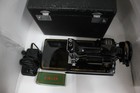 Vintage Singer Featherweight 221 Portable Sewing Machine W case   Accessories