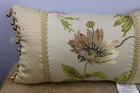Croscill Daphne Boudoir Throw Pillow Decorative Floral 20  X 12  Polyester - Nwt
