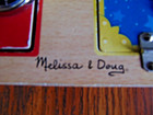 Melissa   Doug Lock And Latch Board Wooden Educational Toy  9540