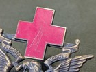 Wwi American Red Cross Men s Officer Cap Badge Pre Wwii 1930s Arc Ns Meyer Hat
