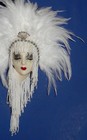 Unique Creations Small Art Deco Lady Face Mask Wall Hanging Decor