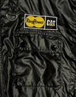 Vtg 80s Cat Ring Power Nylon Cafe Racer Jacket Black Turning Point Sz Xl