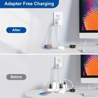 8 Pack Usb Wall Outlet  3-ports Usb C Receptacles 20 Amp Tamper-resistant
